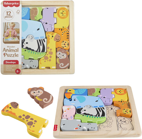 Fisher Price - Wooden Animal Puzzle