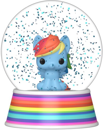 POP MINI GLITTER GLOBE MY LITTLE PONY RAINBOW DASH