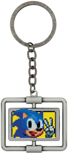 SONIC THE HEDGEHOG - SPINNING KEYRING