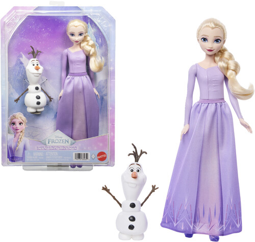 Mattel - Disney Frozen Arendelle Elsa Doll & Olaf Figure