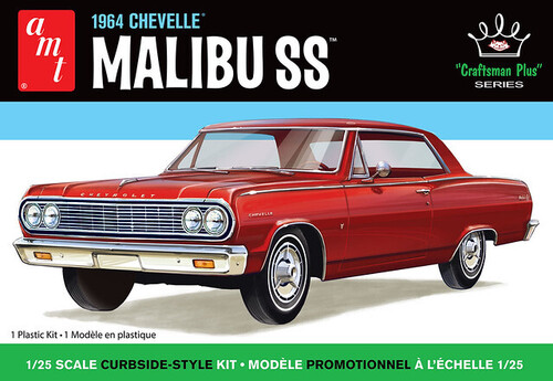 AMT 1964 Chevy Chevelle Malibu Super Sport Craftsman Plus 1/25 Scale Model Kit