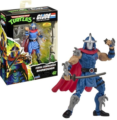 TMNT X GI JOE - SHREDDER X COBRA COMMANDER FIGURE