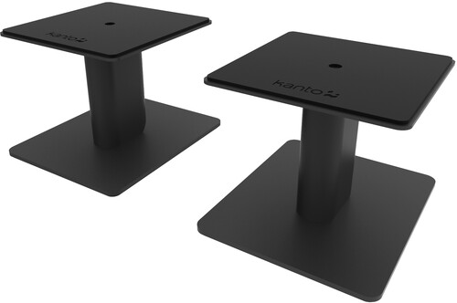 Kanto SP6HD Universal Desktop Speaker Stands - 6 Inch - 2 Pack - Steel (Black)