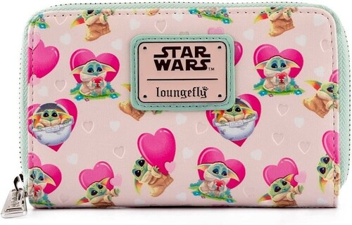 Loungefly Star Wars Mandalorian: - Grogu Valentines Zip Around Wallet (Wal)
