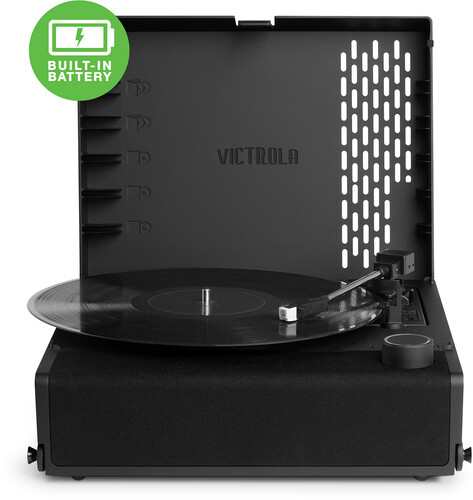 Victrola Vsc750sbblk Revgo Bt Record Player 3Sp Bk - Victrola Vsc750sbblk Revgo Bt Record Player 3sp Bk