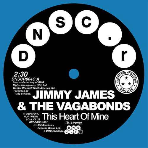 Jimmy James & The Vagabonds / Sonya Spence - This Heart Of Mine / Let Love Flow On (Blue)