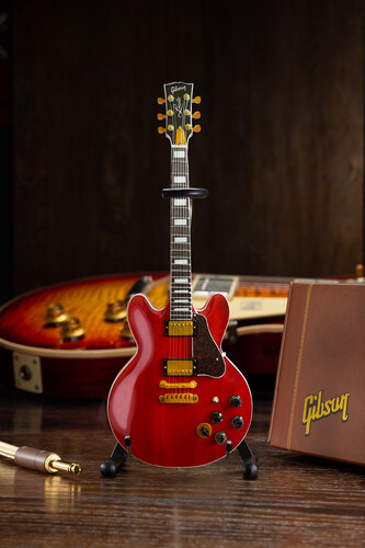 BB KING GIBSON CHERRY ES-355 LUCILLE MINI GUITAR