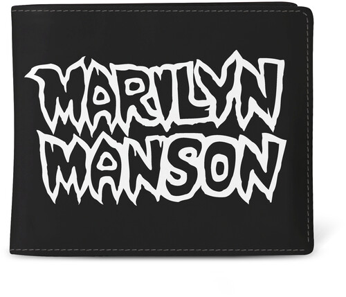 ROCKSAX MARILYN MANSON MM LOGO WALLET BLK/ WHT