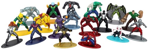 Jada Toys - Marvel - Nano MetalFigs - 1.65" Diecast Figure 18-Pack Wave 7 Spider-Man