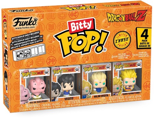 BITTY POP DRAGON BALL Z KID BUU 4 PACK