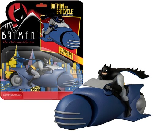 5 POINTS BATMAN: TAS SERIES 2 BATMAN AND BATCYCLE