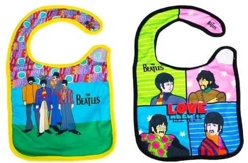 DAPHYLS BEATLES ALL YOU NEED BIBS 2PK DAPTBLVB2PK