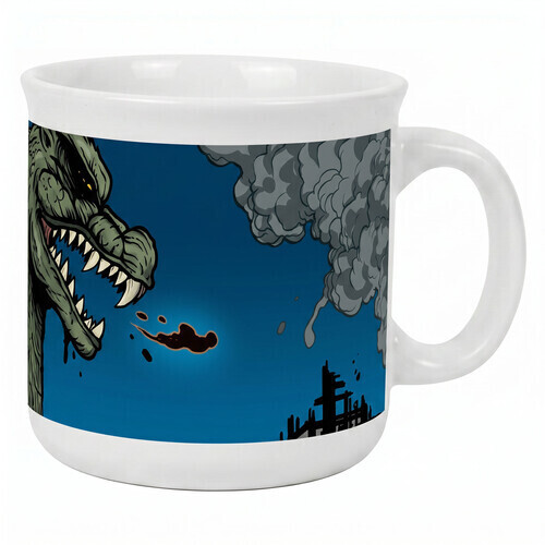 GODZILLA - SMOKING BATTLE 20 OZ CAMPER MUG