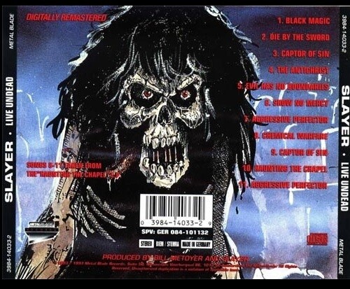 Slayer - Live Undead (Limited Edition, Blue/ Black Split Vinyl) Vinyl