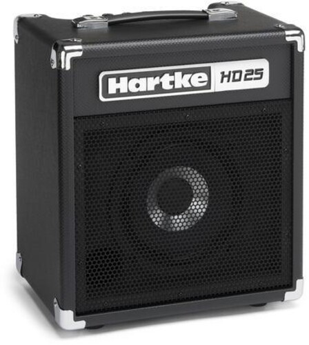Hartke Hd25 Bass Guitar Combo Amp 25W Black - Hartke HD25 HMHD25 Bass Guitar Combo Amp 25 Watt Inlcudes HeadphoneOutput and Aux Input (Black)