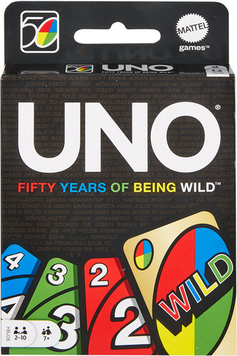Uno - Mattel Games - UNO 50th Anniversary Edition, Wild Card