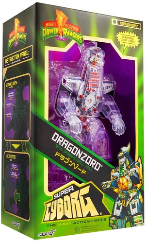 POWER RANGERS SUPER CYBORG - DRAGONZORD (CLEAR)