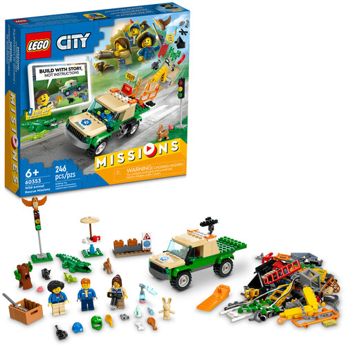 LEGO CITY MISSIONS WILD ANIMAL RESCUE MISSIONS