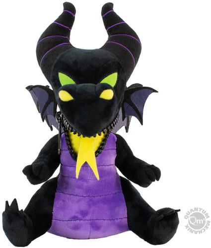 DISNEY MALEFICENT ZIPPER MOUTH PLUSH