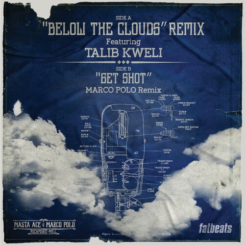 Below The Clouds (remix) B/w Get Shot (remix)