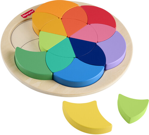 Fisher Price - Wooden Color Wheel Puzzle
