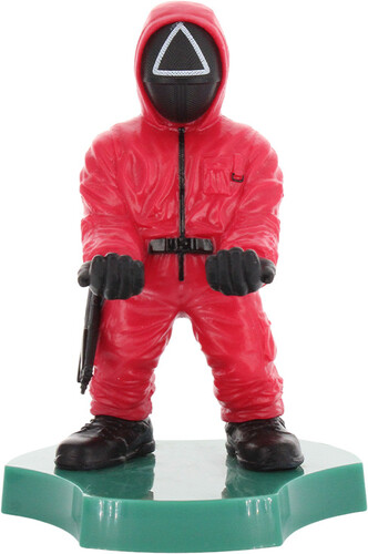 Squid Game: Triangle Guard Holdems, Mini Cable Guys Phone Stand and Device Holder