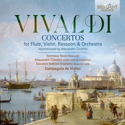 Tommaso Rossi - Vivaldi: Cons For Flute Violin Bassoon & Orchestra vinyl record cover