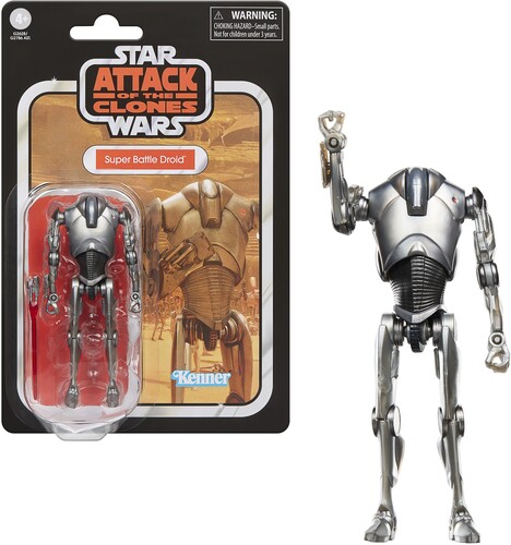 SW AOTC VINTAGE SUPER BATTLE DROID