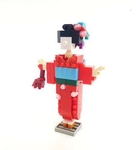 NANOBLOCK AWARD WINNERS - KIMONO GIRL (BOX OF 12)