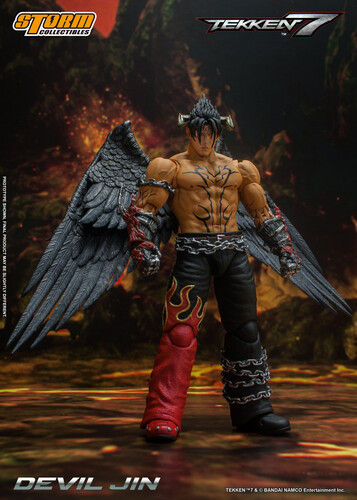 TEKKEN 7 - DEVIL JIN, STORM COL 1/12 ACTION FIGURE -  alliance entertainment