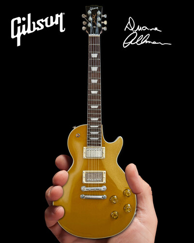 DUANE ALLMAN GIBSON LES PAUL GOLDTOP MINI GUITAR