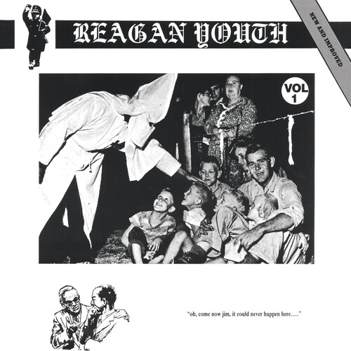 Reagan Youth - Youth Anthems For The New Order - Silver vinyl record cover