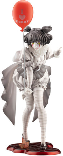 IT (2017) - PENNYWISE BISHOUJO STATUE (MONOCHROME)