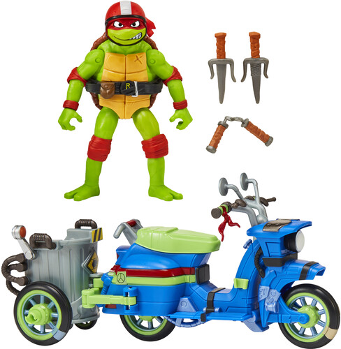 TMNT MOVIE BATTLE CYCLE WITH EXCLUSIVE RAPHAEL FIG
