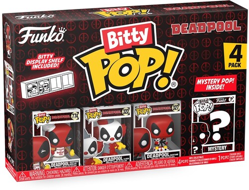 FUNKO BITTY POP DEADPOOL BBQ MASTER 4 PACK