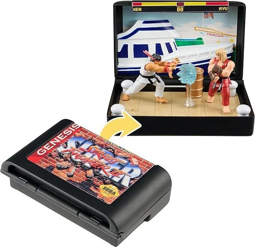 Console Heroes Sega Street Fighter Cartridge Playset