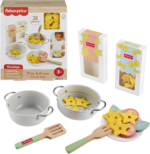 Fisher Price - Pots & Pasta Chef Set