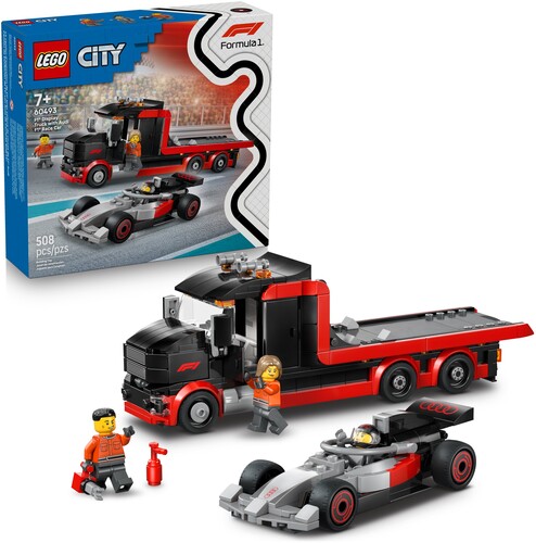 CITY F1 DISPLAY TRUCK WITH AUDI F1 RACE CAR