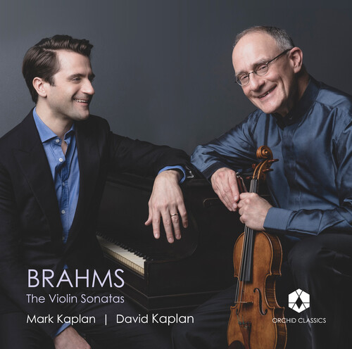 Mark Kaplan  / Kaplan,David - Brahms: The Violin Sonatas vinyl record cover