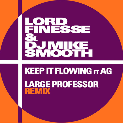 Lord Finesse - Keep It Flowing ft. A.G. (Large Professor Remix) vinyl record cover