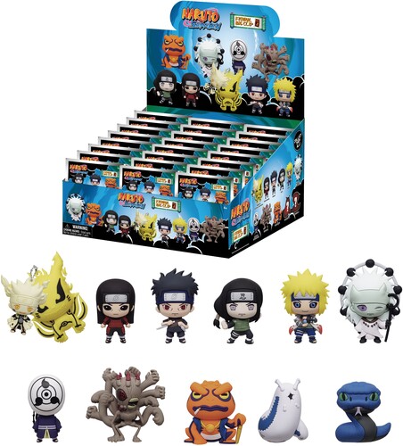 NARUTO 3D FOAM BAG CLIP S8 24CT PDQ