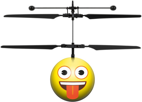CRAZY FACE EMOJI IR UFO BALL HELICOPTER