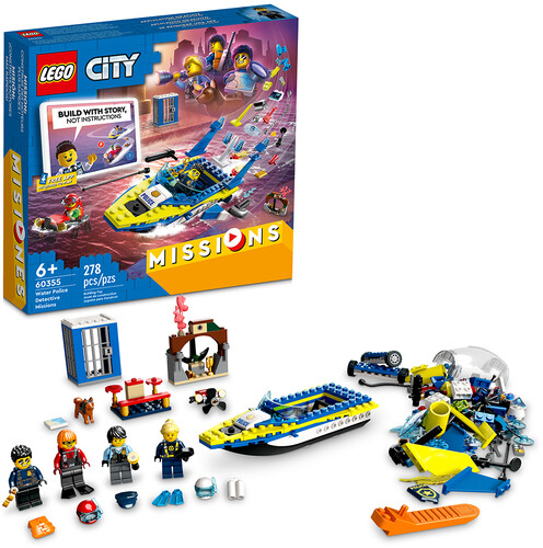 LEGO CITY MISSIONS WATER POLICE DETECTIVE MISSIONS