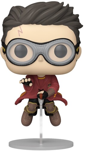 POP MOVIES HARRY POTTER HARRY WITH BROOM QUIDDITCH