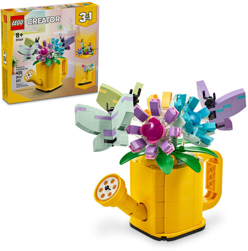 LEGO CREATOR FLOWERS IN WATERING CAN 3 IN 1