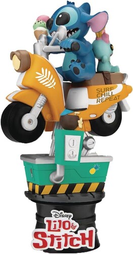 Beast Kingdom - Lilo & Stitch - D-Stage - Stitch Coin Ride 6" Statue