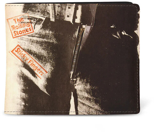 Rocksax - Rolling Stones - Sticky Fingers - Wallet with Coin Pocket (Black)