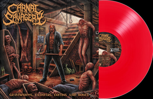 Graveworms, Cadavers, Coffins and Bones - Clear Blood Red [Explicit Content]