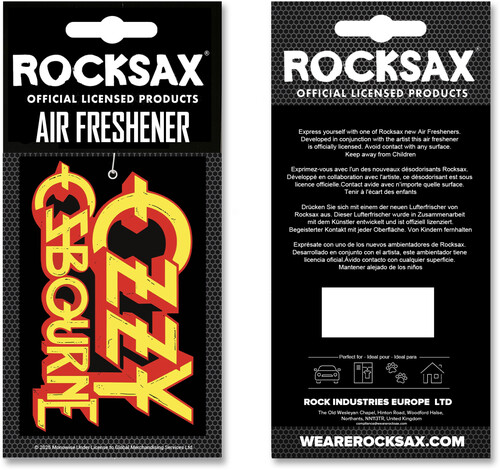ROCKSAX OZZY OSBOURNE OZZY OSB LOGO AIR FRESHENER