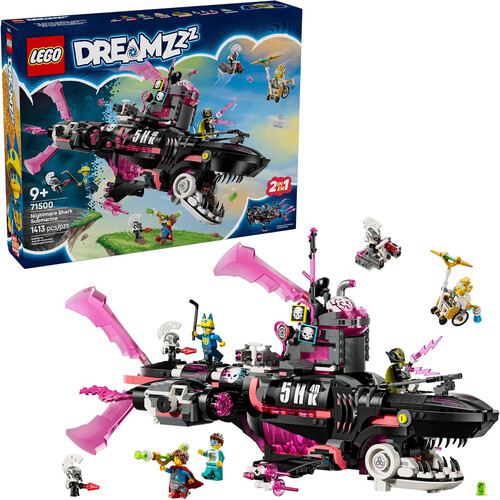 DREAMZZZ NIGHTMARE SHARK SUBMARINE 2IN1